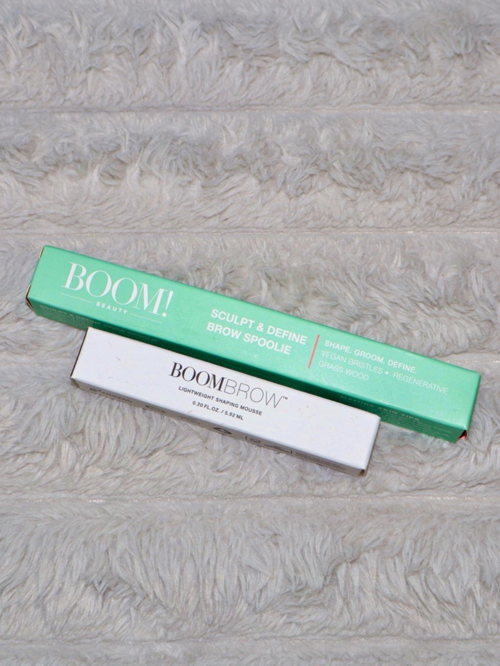 BOOM! Beauty Sculpt & Define Brow Spoolie + BOOMBROW Mousse Duo